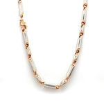 Load image into Gallery viewer, Heavy Platinum &amp; Rose Gold Chain for Men JL PT CH 1110   Jewelove.US
