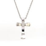 Load image into Gallery viewer, Platinum Single Diamond Cross Pendant JL PT P 309   Jewelove
