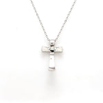 Load image into Gallery viewer, Platinum Single Diamond Cross Pendant JL PT P 309   Jewelove
