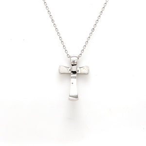 Platinum Single Diamond Cross Pendant JL PT P 309   Jewelove