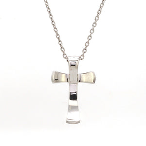 Platinum Single Diamond Cross Pendant JL PT P 309   Jewelove