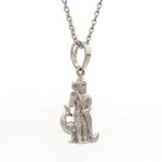 Load image into Gallery viewer, Plain Platinum Murugan Pendant JL PT Murugan-1   Jewelove.US
