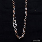 Load image into Gallery viewer, Platinum + Rose Gold Chain for Men JL PT CH 1043   Jewelove.US
