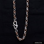 Load image into Gallery viewer, Platinum + Rose Gold Chain for Men JL PT CH 1043
