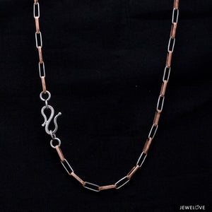 Platinum + Rose Gold Chain for Men JL PT CH 1046