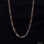 Load image into Gallery viewer, Platinum + Rose Gold Chain for Men JL PT CH 1046
