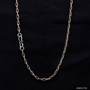 Platinum + Rose Gold Chain for Men JL PT CH 1041   Jewelove.US