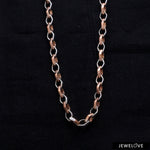 Load image into Gallery viewer, Platinum + Rose Gold Chain for Men JL PT CH 1043
