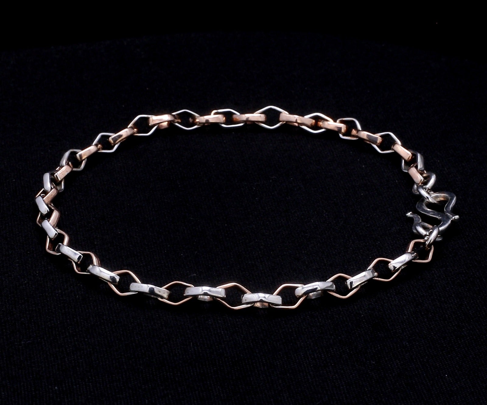 Platinum Rose Gold Bracelet for Men JL PTB 1043