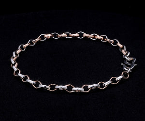 Platinum Rose Gold Bracelet for Men JL PTB 1043