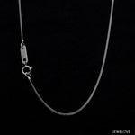 Load image into Gallery viewer, 1mm Japanese Simple Thin Platinum Curb Chain 1mm SJ PTO 703 - Thin   Jewelove.US
