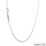 Load image into Gallery viewer, Thin Platinum Chain with Rectangular Links JL PT CH 905   Jewelove.US
