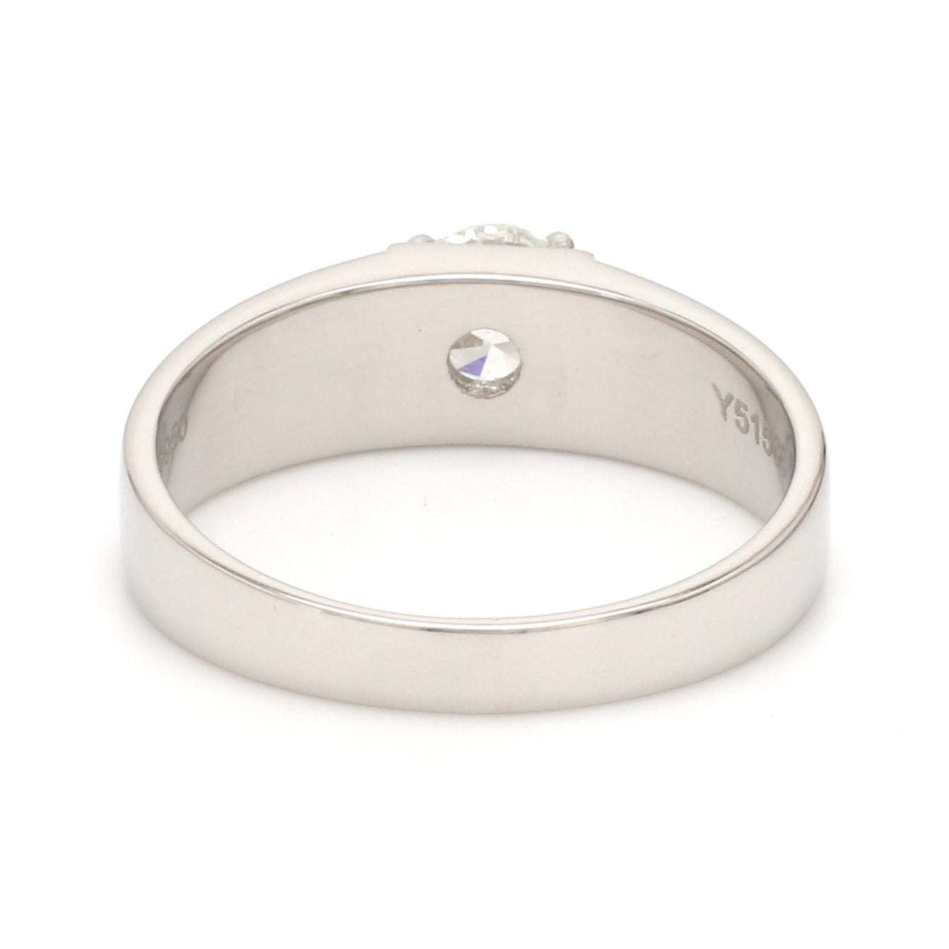 30-Pointer Solitaire Platinum for Men Ring JL PT 1237   Jewelove.US