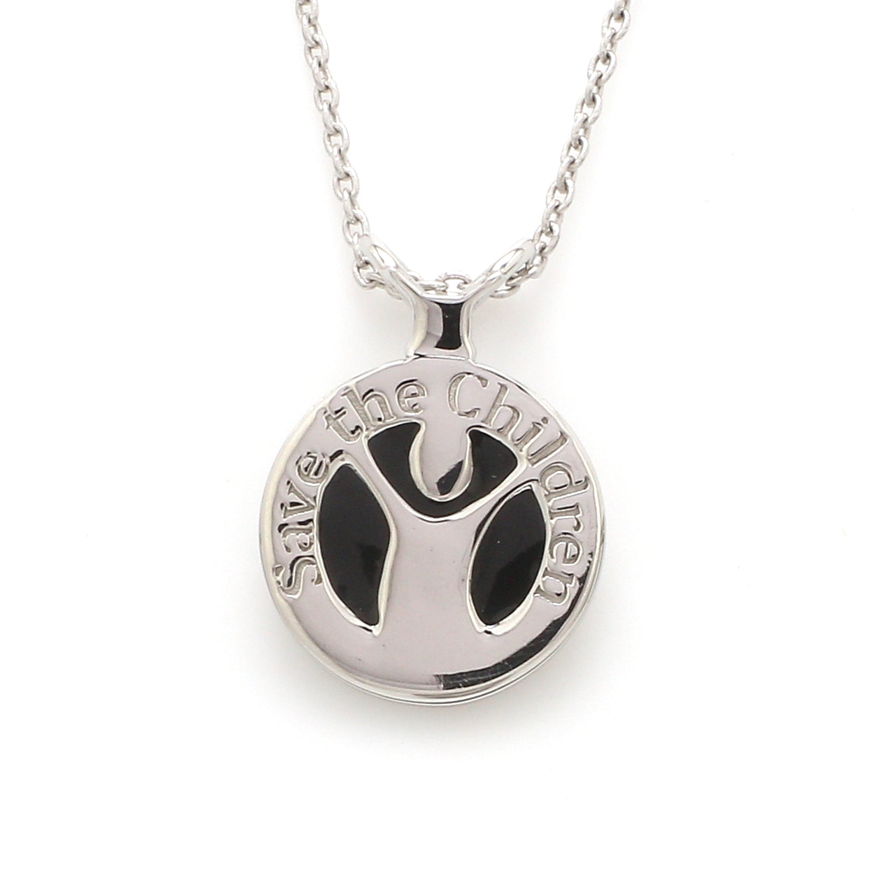 Platinum with Enamel Save the Children Pendant JL PT P 306   Jewelove.US