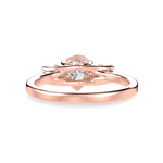 Load image into Gallery viewer, 50-Pointer Pear Cut Solitaire Diamond Accents18K Rose Gold Ring JL AU 1235R-A   Jewelove.US
