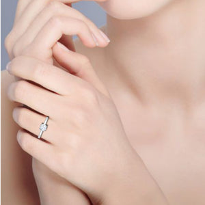 0.30 cts Solitaire Platinum Ring for Women JL PT RS PR 128   Jewelove
