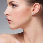 Load image into Gallery viewer, Platinum Diamonds Earrings JL PT E SE RD 101   Jewelove
