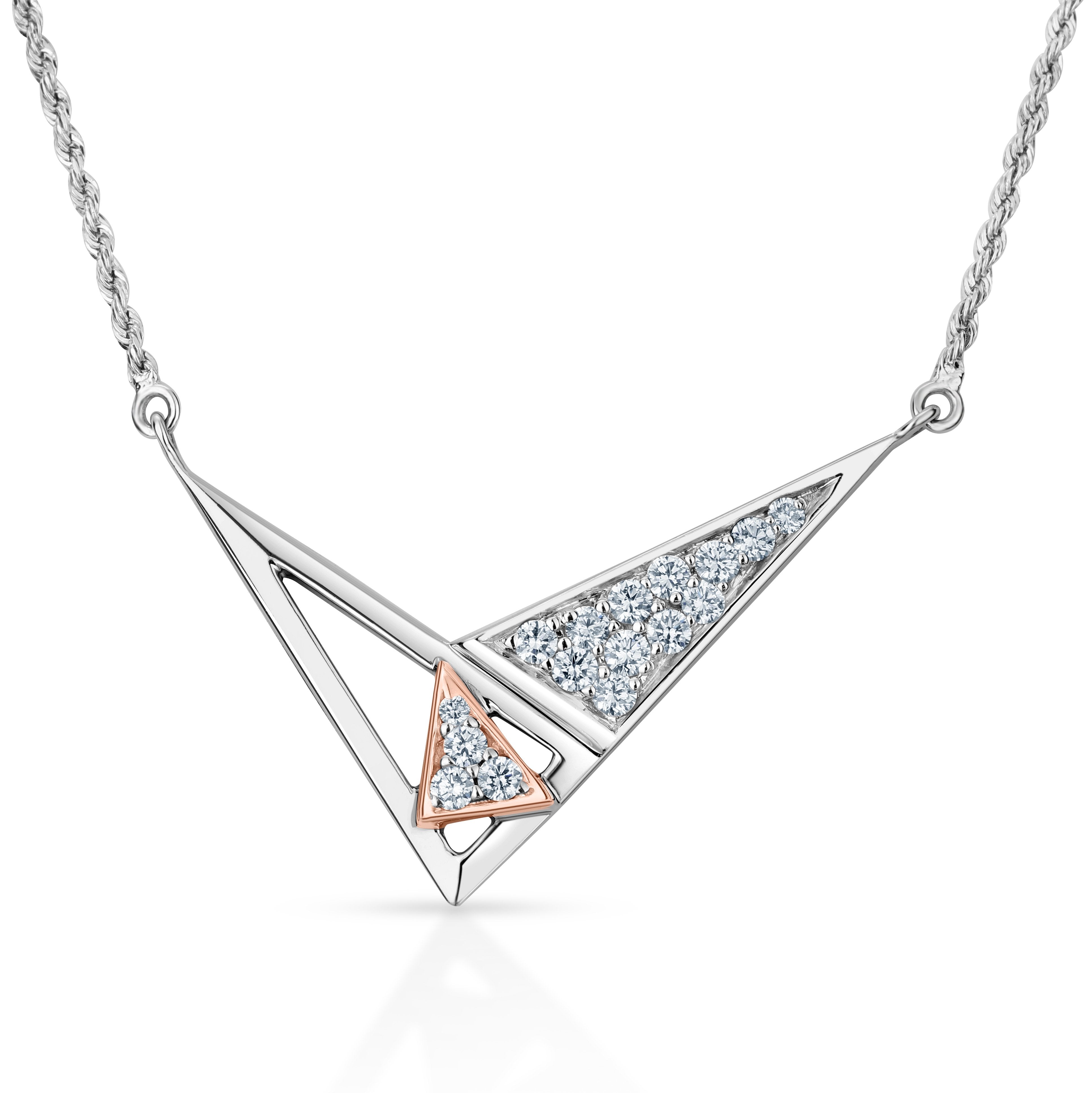 Platinum Evara Anchor Diamond Pendant for Women JL PT P 224   Jewelove.US
