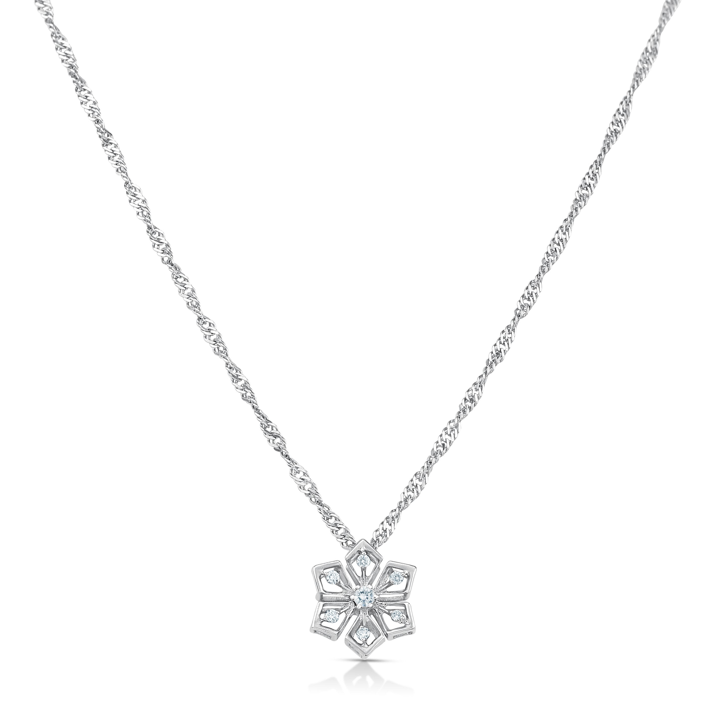 Platinum Evara Detachable Aura Pendant with Diamonds for Women JL PT P 196   Jewelove.US