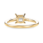 Load image into Gallery viewer, 70-Pointer Princess Cut Solitaire Baguette Diamond Assent 18K Yellow Gold Ring JL AU 1211Y-B   Jewelove.US
