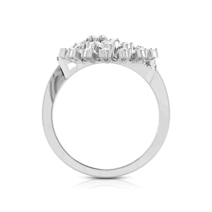 Designer Diamond Cocktail ring in Platinum for Women JL PT R 008   Jewelove.US