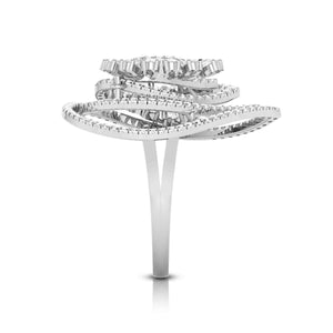 Designer Diamond Cocktail ring in Platinum for Women JL PT R 009