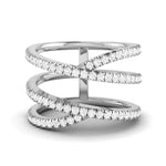Load image into Gallery viewer, Platinum Infinity Ring with Diamonds for Women JL PT R-14  VVS-GH-Women-s-Band-only Jewelove.US
