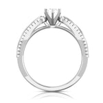 Load image into Gallery viewer, Designer Platinum Solitaire Engagement Ring with Infinity Shank for Women JL PT R-16   Jewelove.US
