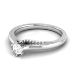 Load image into Gallery viewer, Designer Platinum Solitaire Engagement Ring for Women JL PT R-23   Jewelove.US
