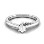 Load image into Gallery viewer, Designer Platinum Solitaire Engagement Ring for Women JL PT R-23   Jewelove.US
