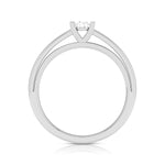 Load image into Gallery viewer, Single Diamond Platinum Engagement Ring for Women JL PT R-53   Jewelove.US
