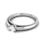 Load image into Gallery viewer, Single Diamond Platinum Engagement Ring for Women JL PT R-53   Jewelove.US
