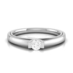 Load image into Gallery viewer, Single Diamond Platinum Engagement Ring for Women JL PT R-53   Jewelove.US
