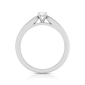 0.20cts. Solitaire Platinum Engagement Ring for Women JL PT R-56   Jewelove.US