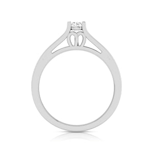 0.20cts. Solitaire Platinum Engagement Ring for Women JL PT R-57   Jewelove.US