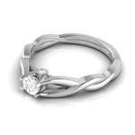 Load image into Gallery viewer, Platinum Diamond 25-Pointer Engagement Ring for Women JL PT R-63   Jewelove.US

