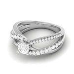 Load image into Gallery viewer, 0.25cts Solitaire Platinum Diamond Engagement Ring for Women JL PT R-66   Jewelove.US
