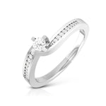 Load image into Gallery viewer, Platinum Dimoand Engagement Ring for Women JL PT R-70   Jewelove.US
