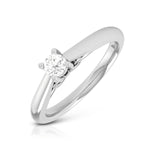 Load image into Gallery viewer, 0.20cts. Solitiare Platinum Diamond Engagement Ring for Women JL PT R-71   Jewelove.US
