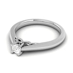 Load image into Gallery viewer, 0.20cts. Solitiare Platinum Diamond Engagement Ring for Women JL PT R-71   Jewelove.US
