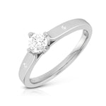 Load image into Gallery viewer, 0.30cts Solitaire Diamond Platinum Engagement Ring for Women JL PT R-75   Jewelove.US
