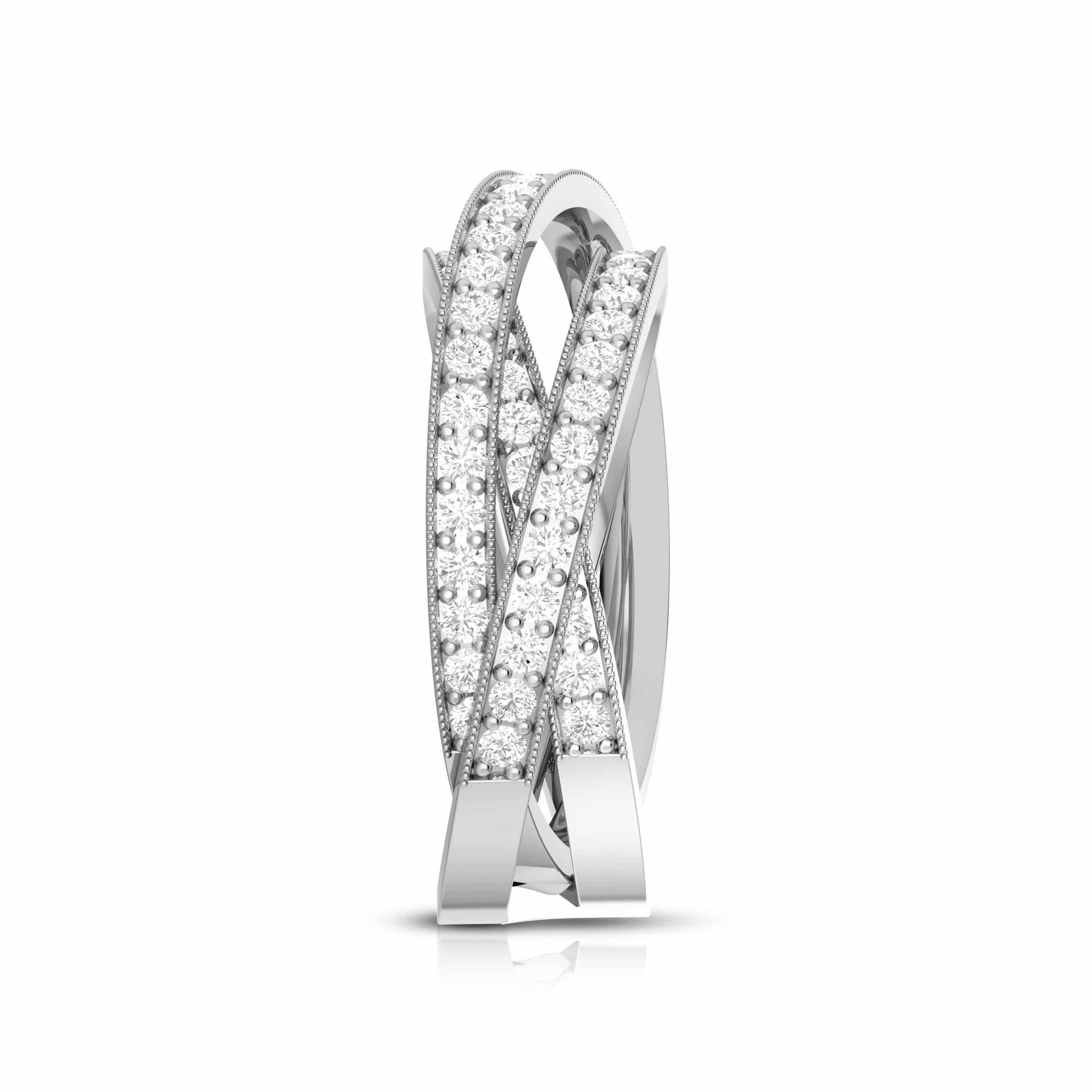 Platinum Diamond Engagement Ring for Women JL PT R-77   Jewelove.US