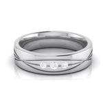 Load image into Gallery viewer, 3 Diamond Platinum Love Bands  JL PT R-8001  Women-s-Band-only Jewelove
