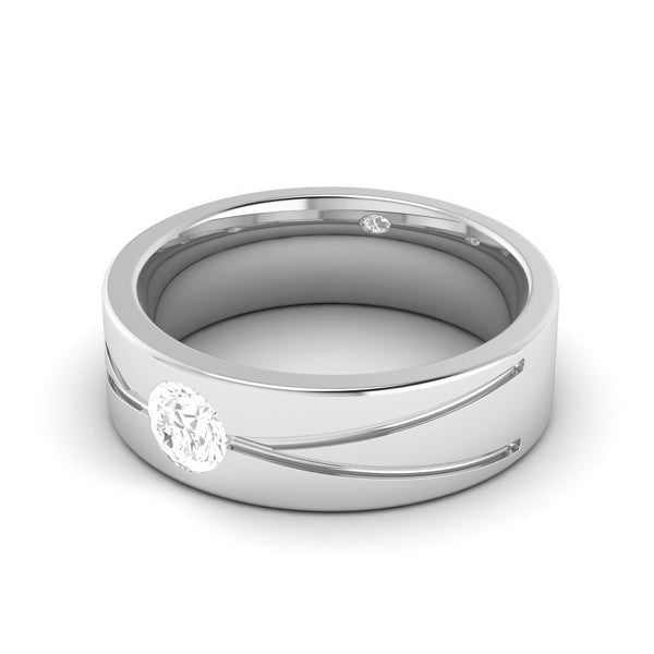 Casanova Platinum Ring For Men | Modern Platinum Rings | CaratLane