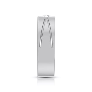 Single Diamond Platinum Ring for Men JL PT R-8002   Jewelove