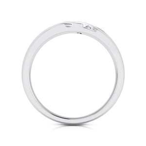 3 Diamond Platinum Love Bands JL PT R-8003