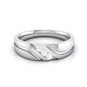 3 Diamond Platinum Love Bands JL PT R-8003