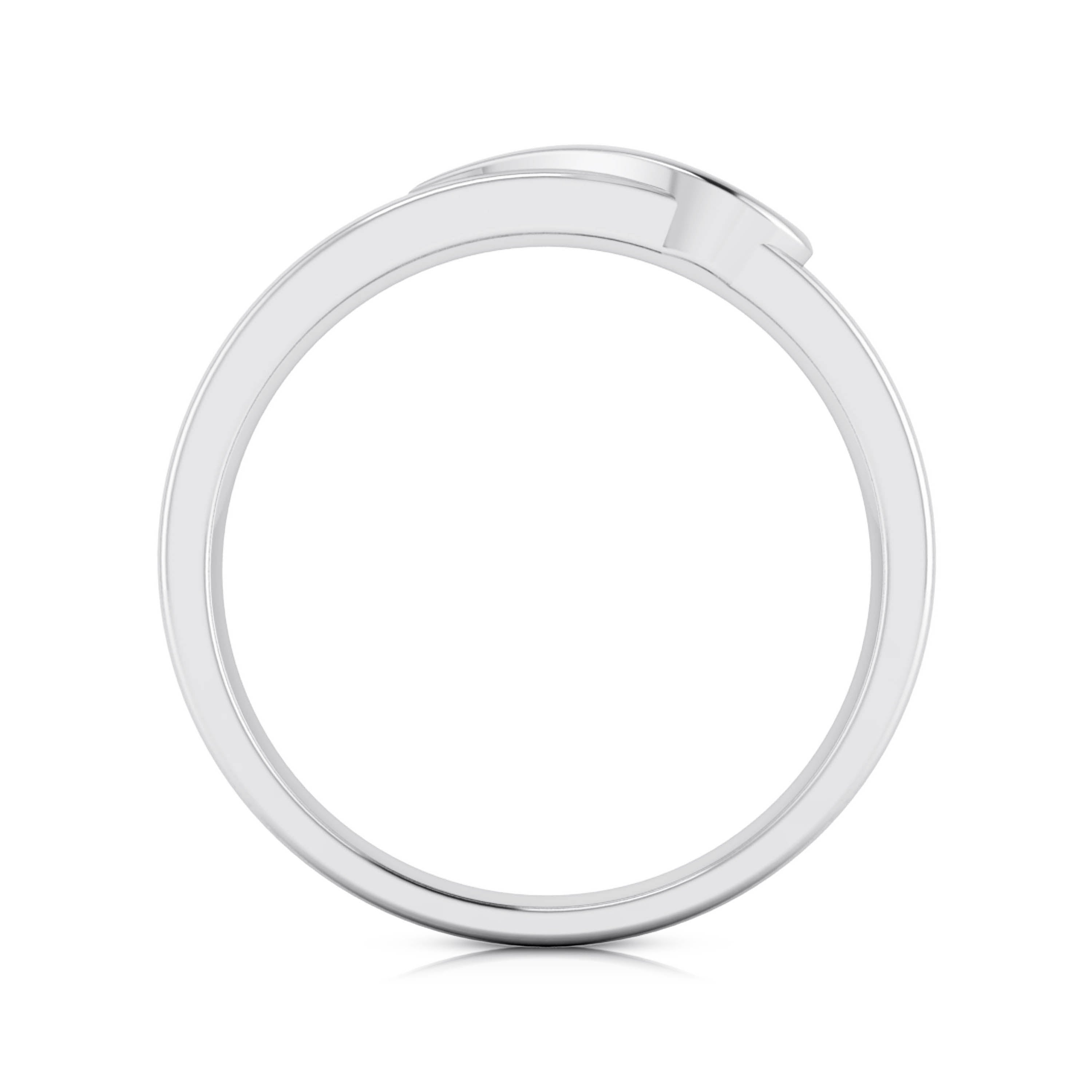 Heart Single Diamond Platinum Love Bands JL PT R-8004