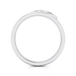 Load image into Gallery viewer, Heart Single Diamond Platinum Love Bands JL PT R-8004
