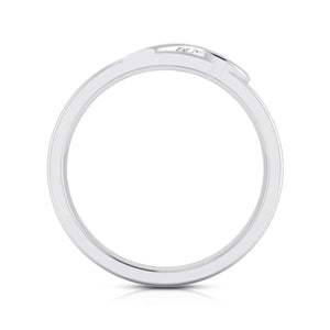 Heart Single Diamond Platinum Love Bands JL PT R-8004